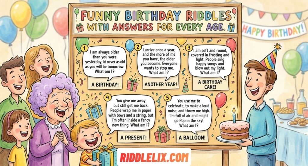 Funny Birthday Riddles