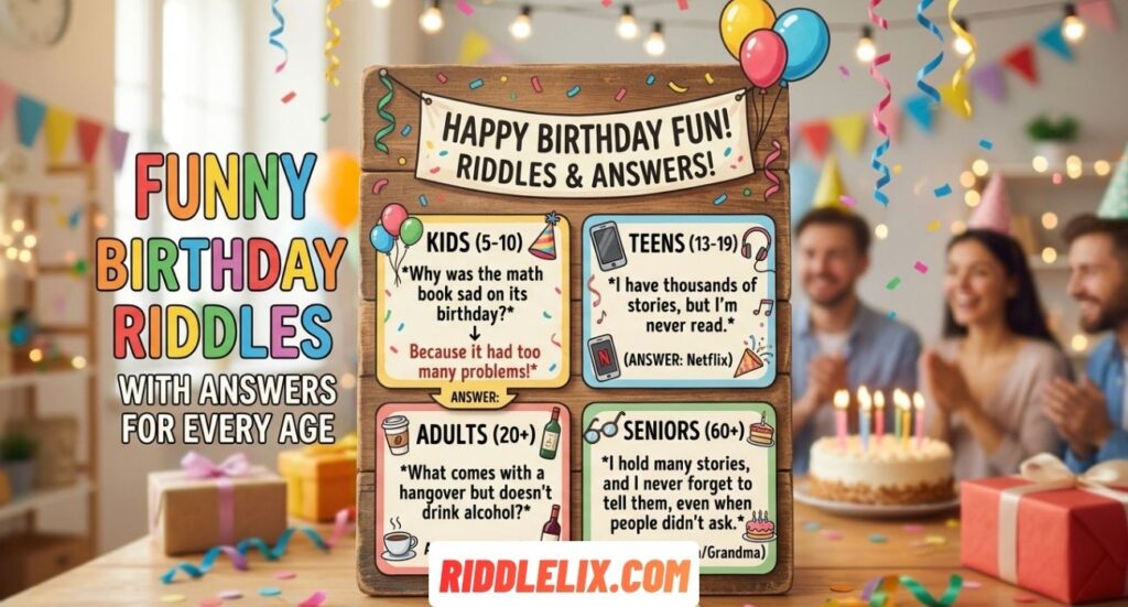 Funny Birthday Riddles